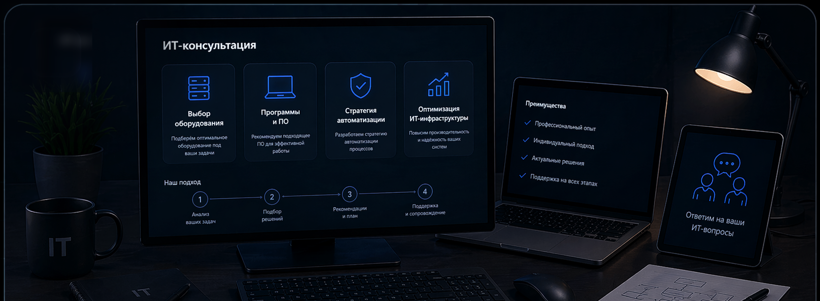 Консультация - иллюстрация услуги