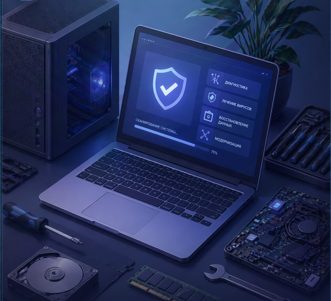 Компьютерная помощь и ремонт ПК