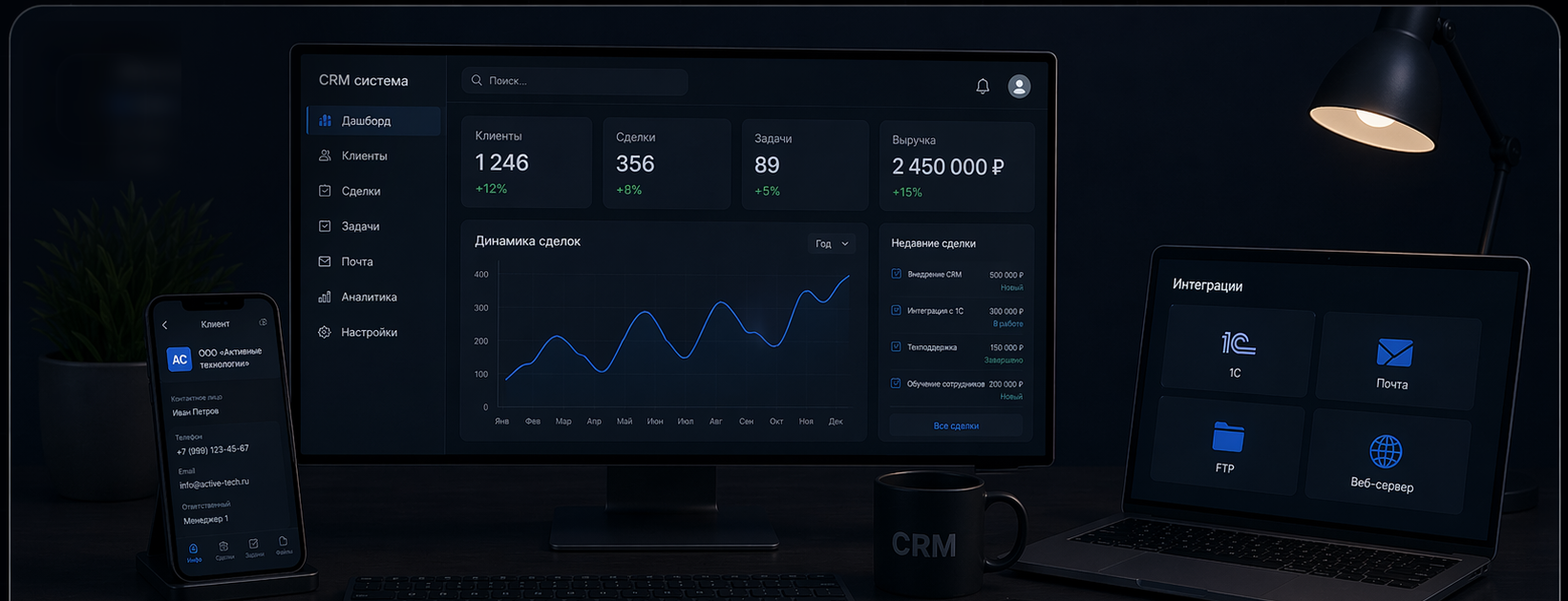 Настройка сервисов - иллюстрация услуги